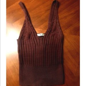 Zara Knit Sweater Top. SZ M. Never Worn.